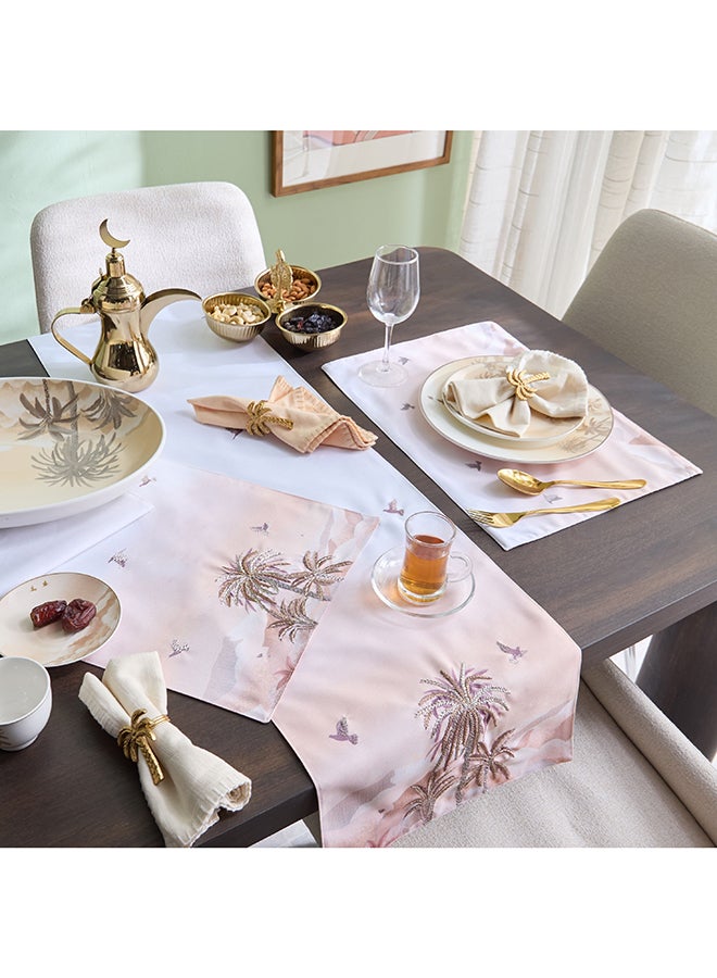 Home Box Sahara Oasis Napkin Set of 4 - Blush - Image 5